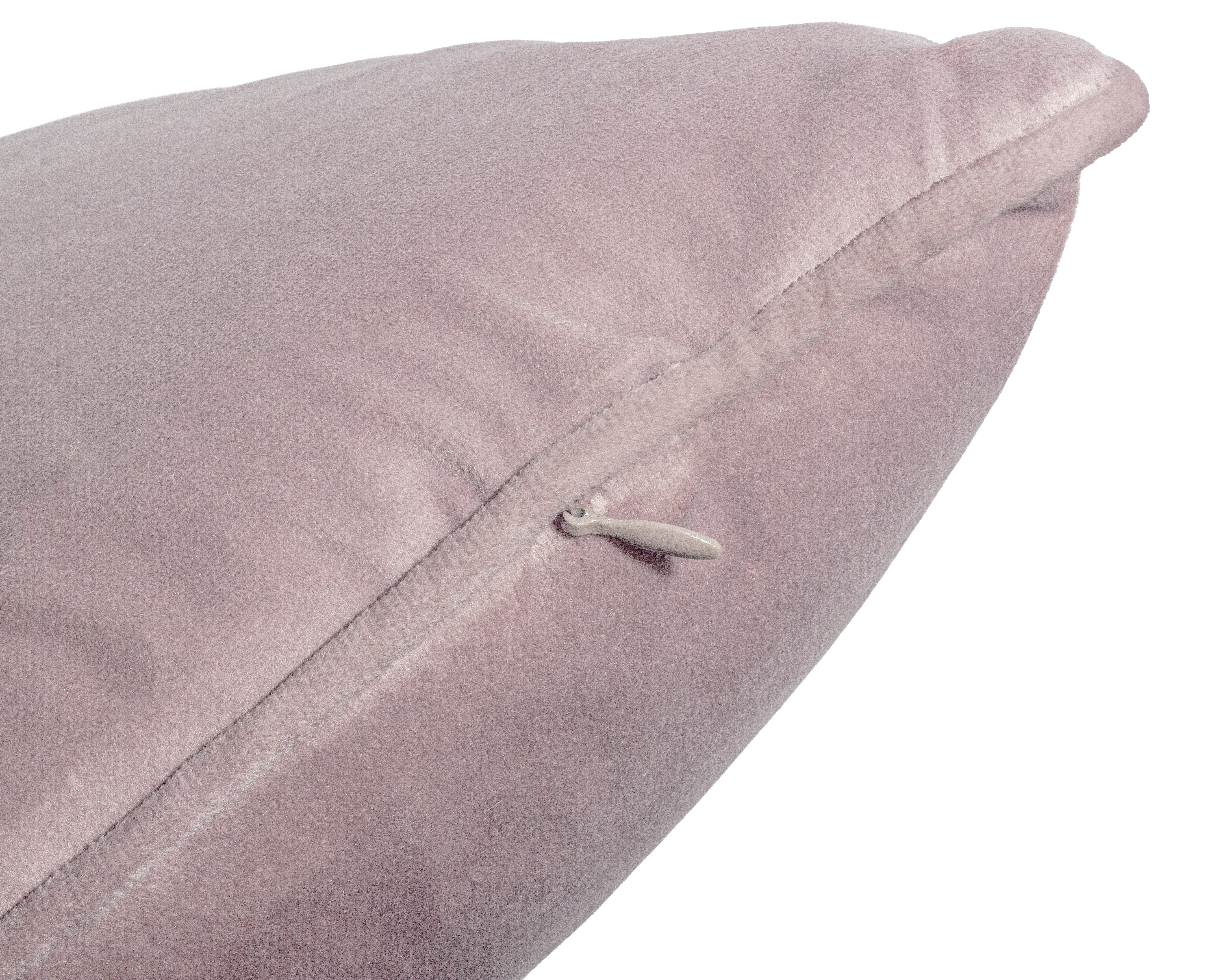 Velvet Sierkussen Poeder Roze 50 x 50 - Heerlijk zacht - Luxe velvet stof - Inclusief rits