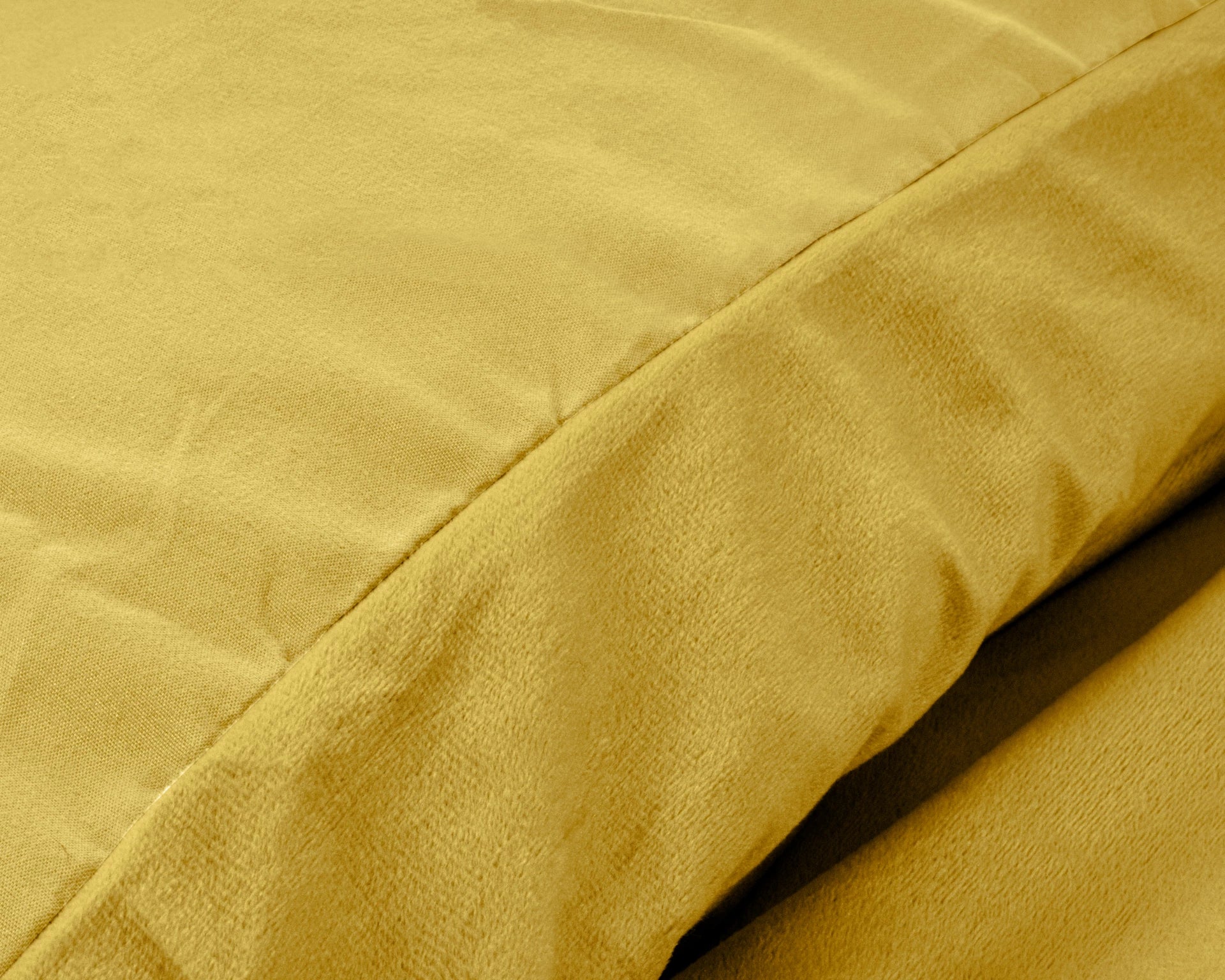 Velvet Uni Dekbedovertrek Goud - Fluweel zacht - Anti-allergisch - Luxe verpakt