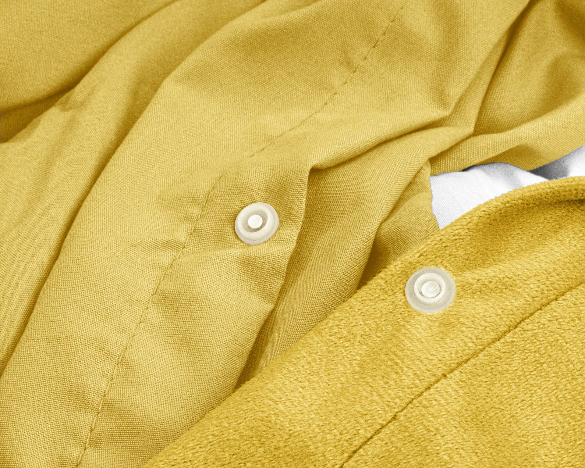 Velvet Uni Dekbedovertrek Goud - Fluweel zacht - Anti-allergisch - Luxe verpakt