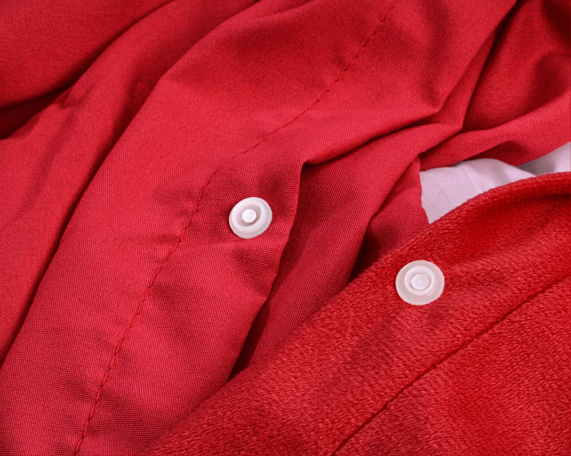 Velvet Uni Dekbedovertrek Rood - Fluweel zacht - Anti-allergisch - Luxe verpakt