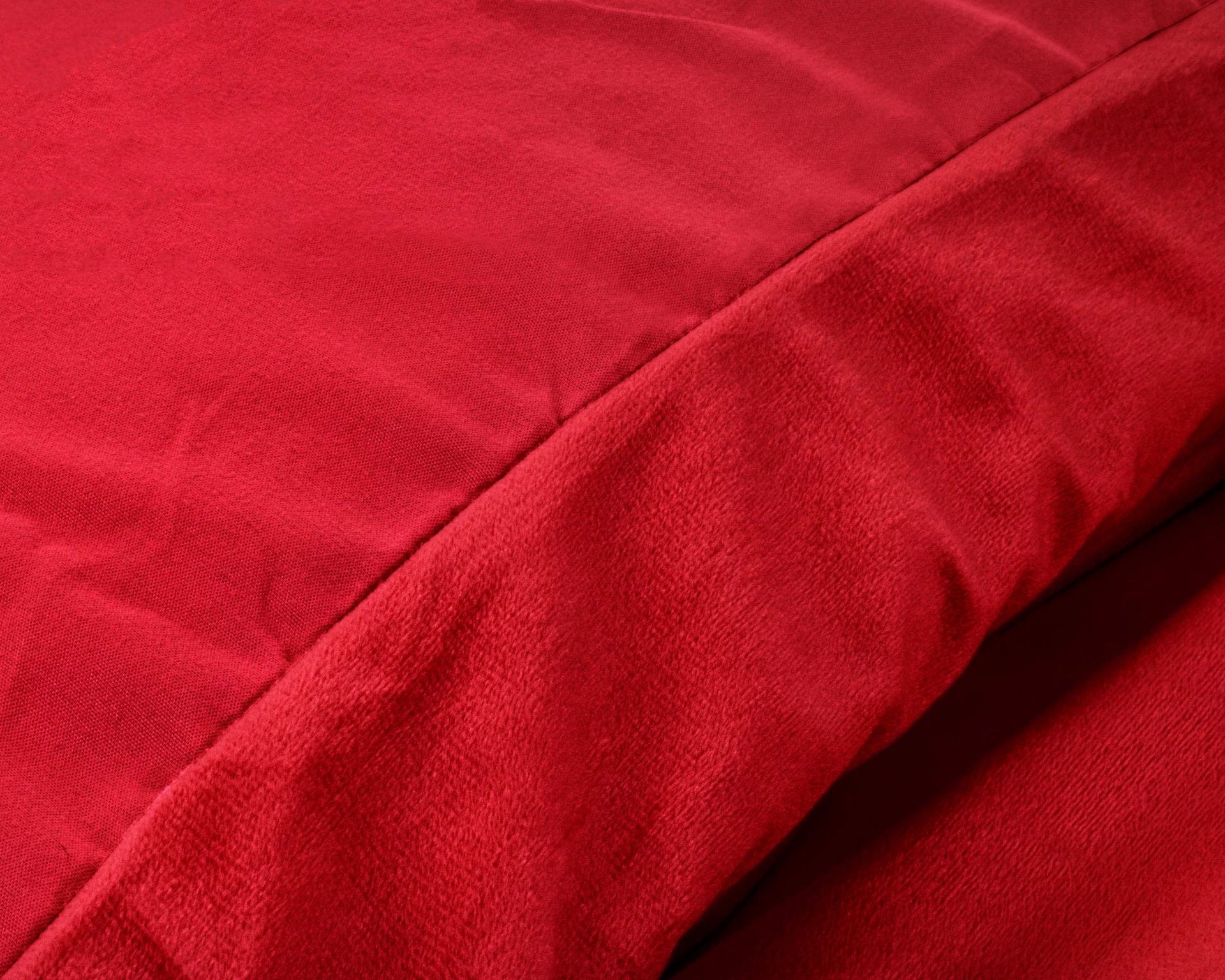 Velvet Uni Dekbedovertrek Rood - Fluweel zacht - Anti-allergisch - Luxe verpakt