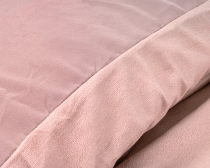 Velvet Uni Dekbedovertrek Roze - Fluweel zacht - Anti-allergisch - Luxe verpakt