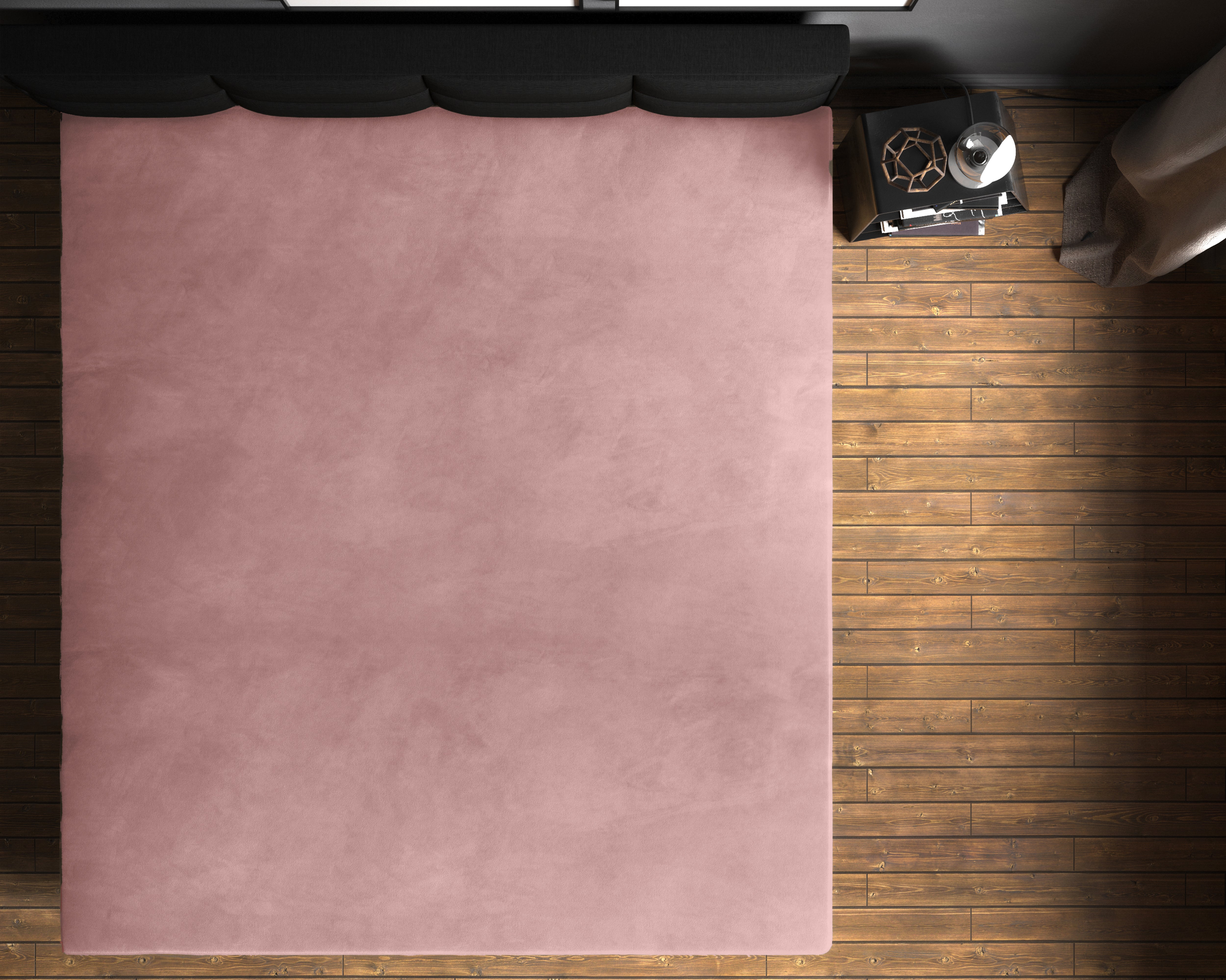 Velvet hoeslaken Oud Roze - Warm voor de winter - Zacht en soepel - Vocht absorberend