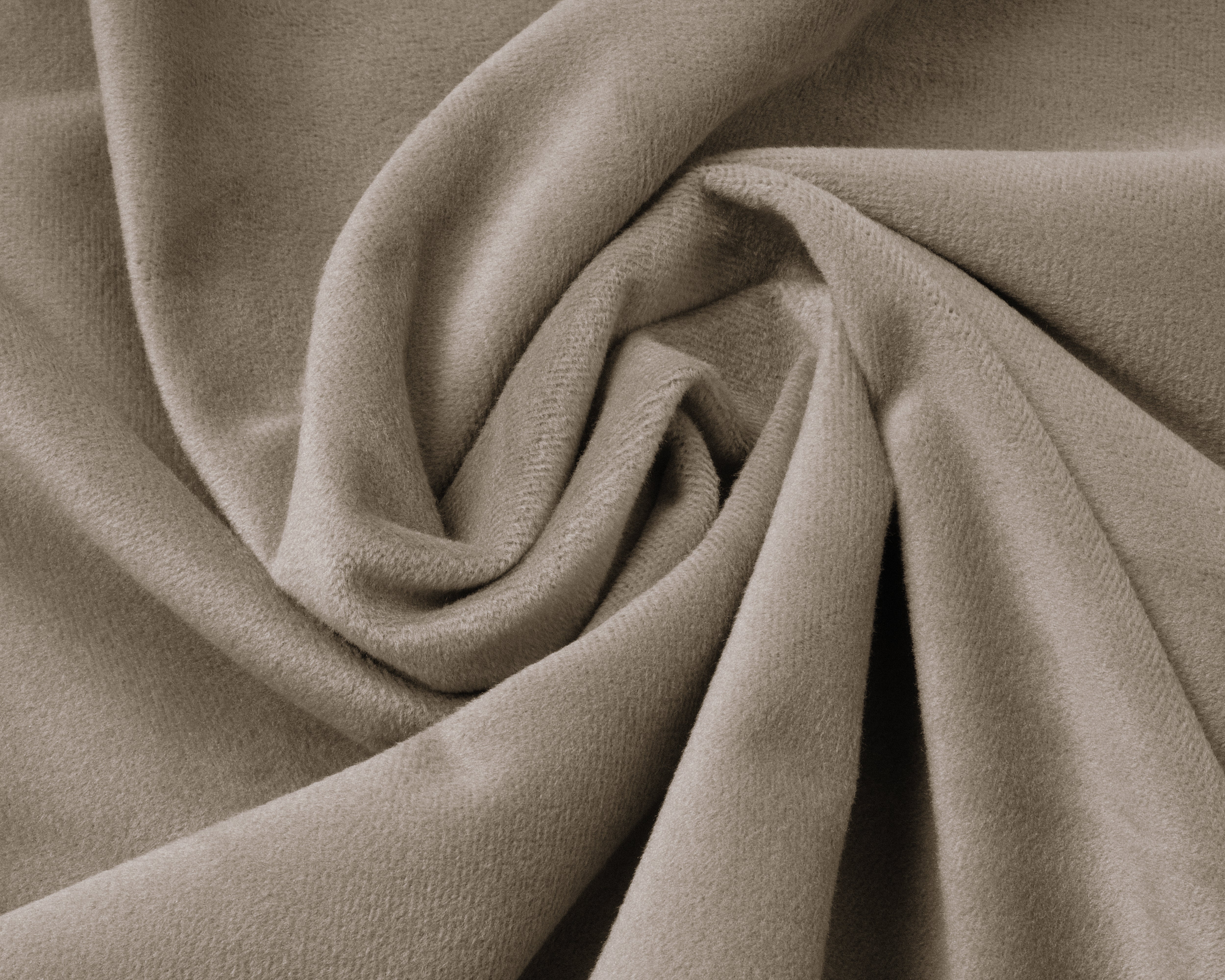 Velvet hoeslaken Taupe/Grijs - Warm voor de winter - Zacht en soepel - Vocht absorberend