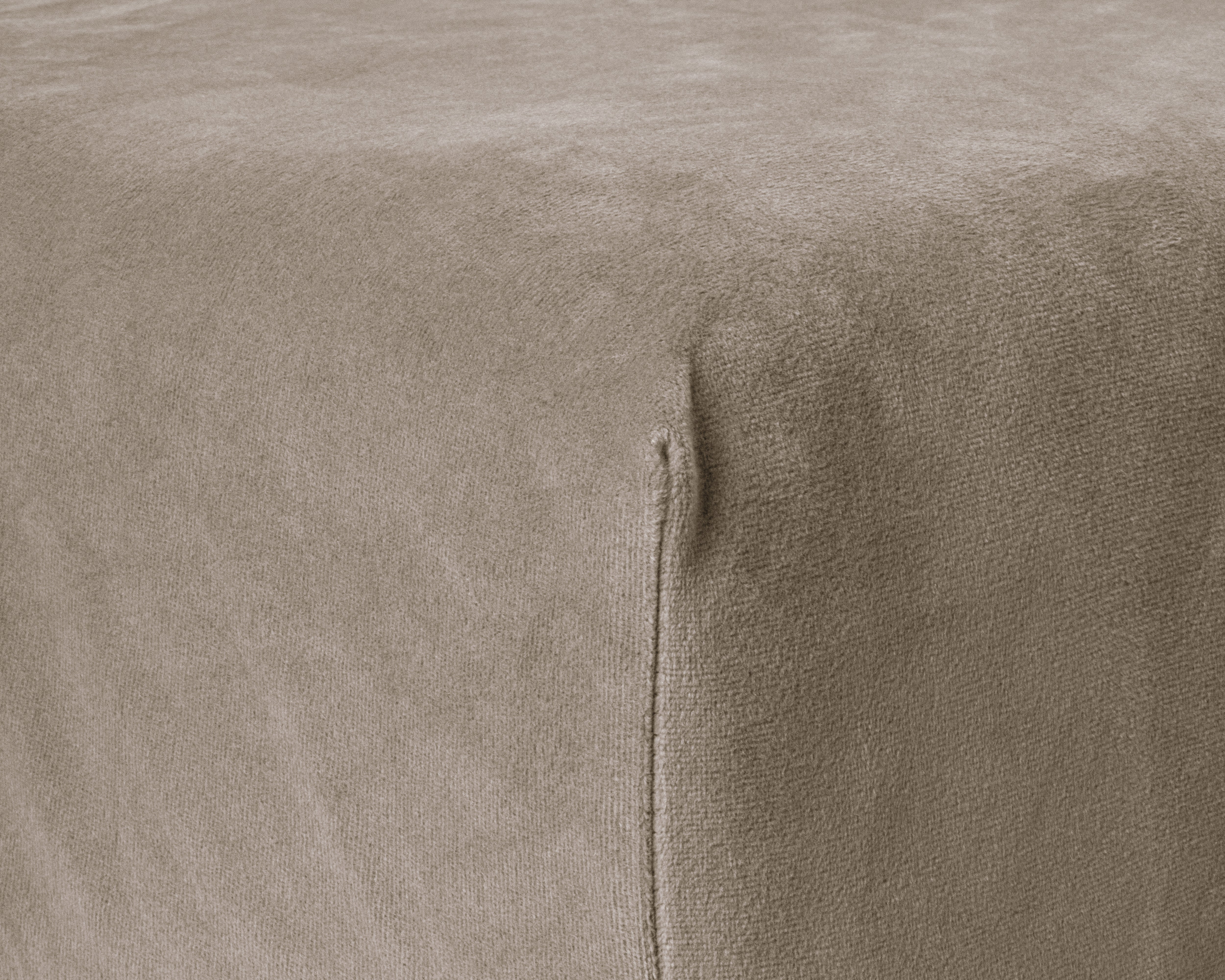 Velvet hoeslaken Taupe/Grijs - Warm voor de winter - Zacht en soepel - Vocht absorberend