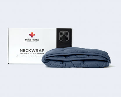 Verzwaard Neckwrap - Standaard Antraciet - Maximale ontspanning - Anti huisstofmijt - Anti-allergisch