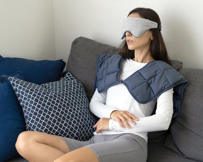 Verzwaard Neckwrap - Standaard Antraciet - Maximale ontspanning - Anti huisstofmijt - Anti-allergisch