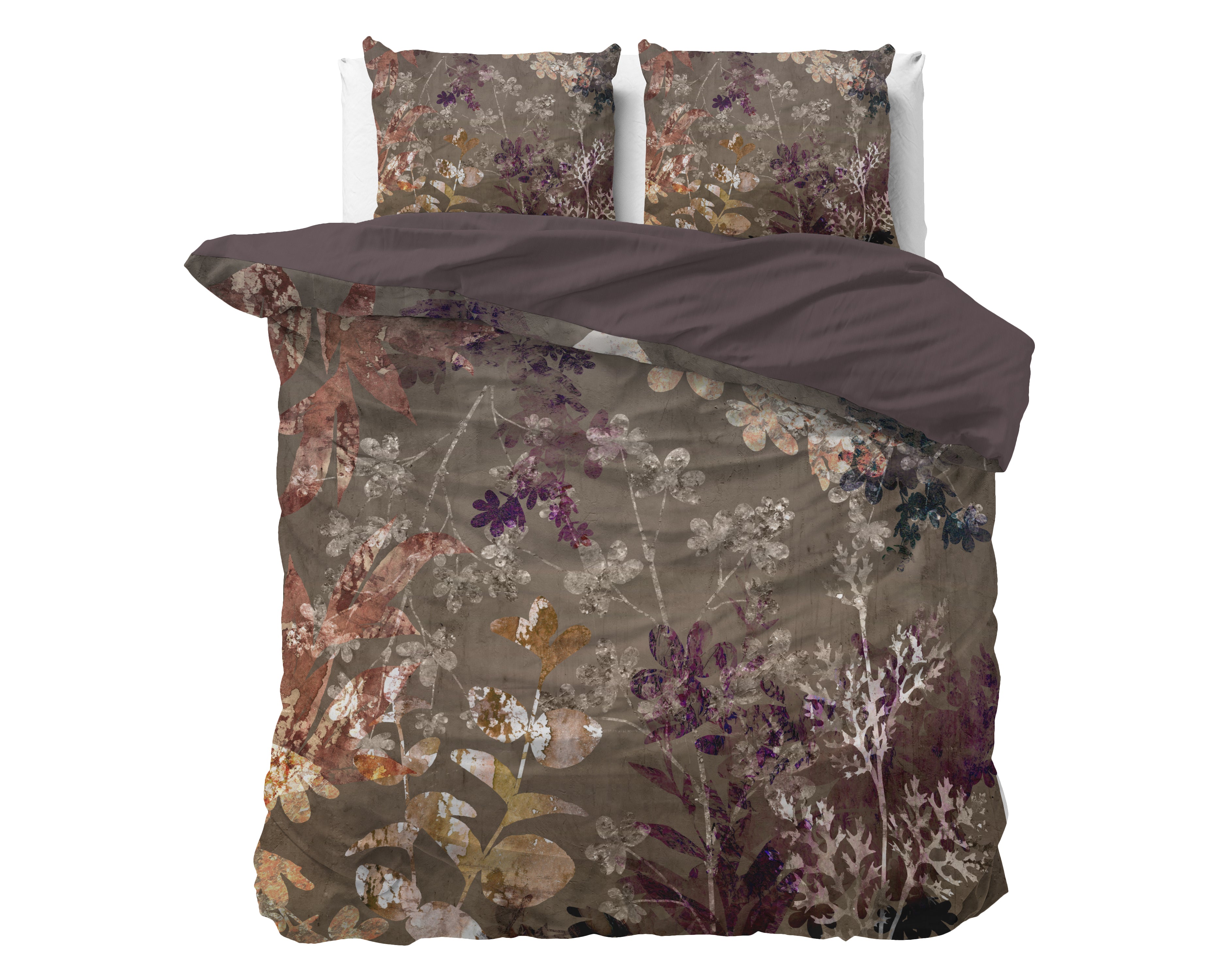 Vivian Dekbedovertrek Groen - Luxe Satijn - Hoge kwaliteit - Trendy prints