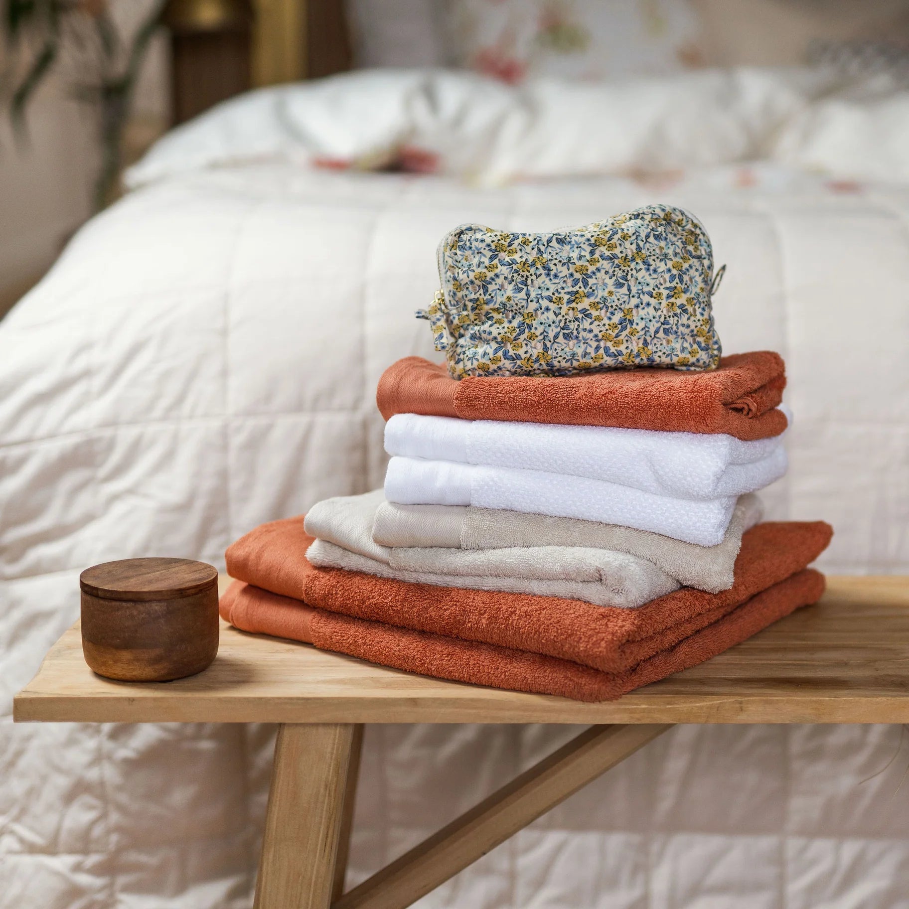 Walra Badlaken Soft Cotton - Legergroen - 70x140 cm - 100% Katoen