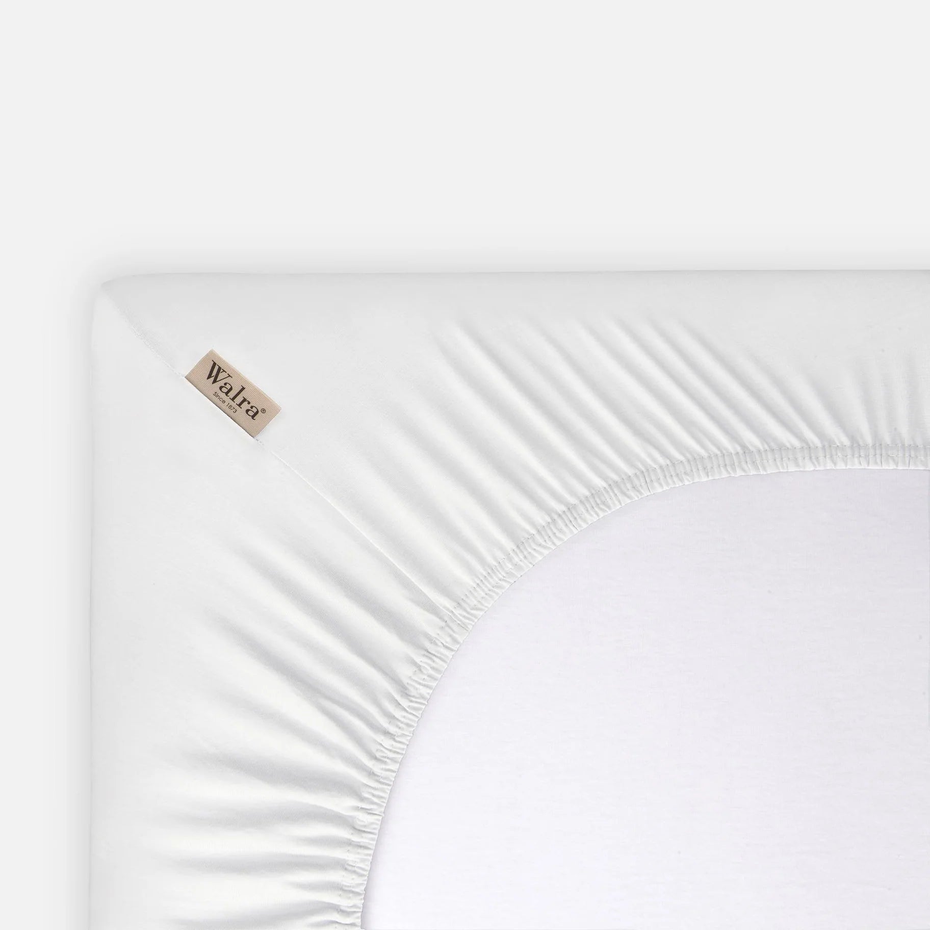 Walra Hoeslaken Jersey Stretch Topper - Wit - 100% Katoen