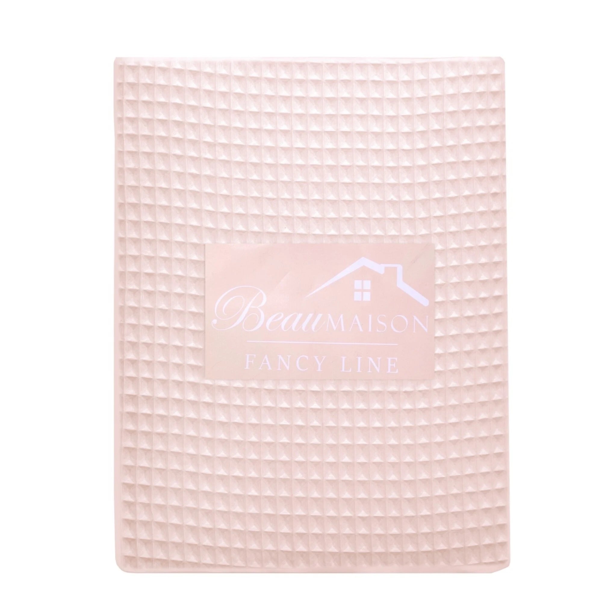 Pink Waffle Duvet Cover 100% Cotton - Luxurious and Comfortable