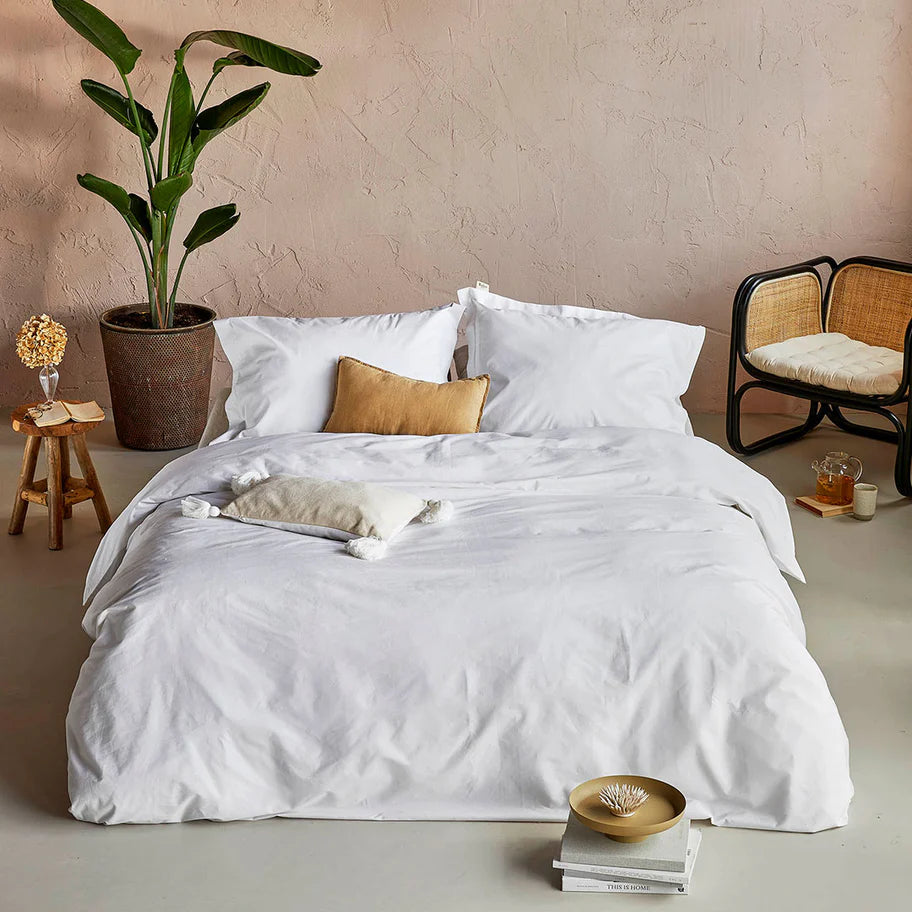 Walra Dekbedovertrek Forever Cotton - Wit - 100% Percal Katoen