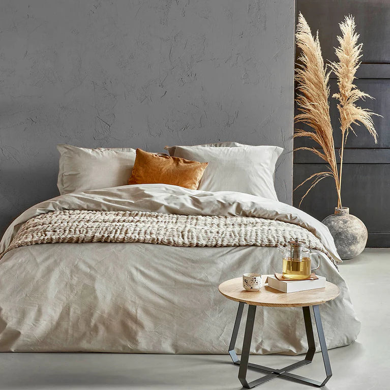 Walra Dekbedovertrek Forever Cotton - Zand - 100% Percal Katoen