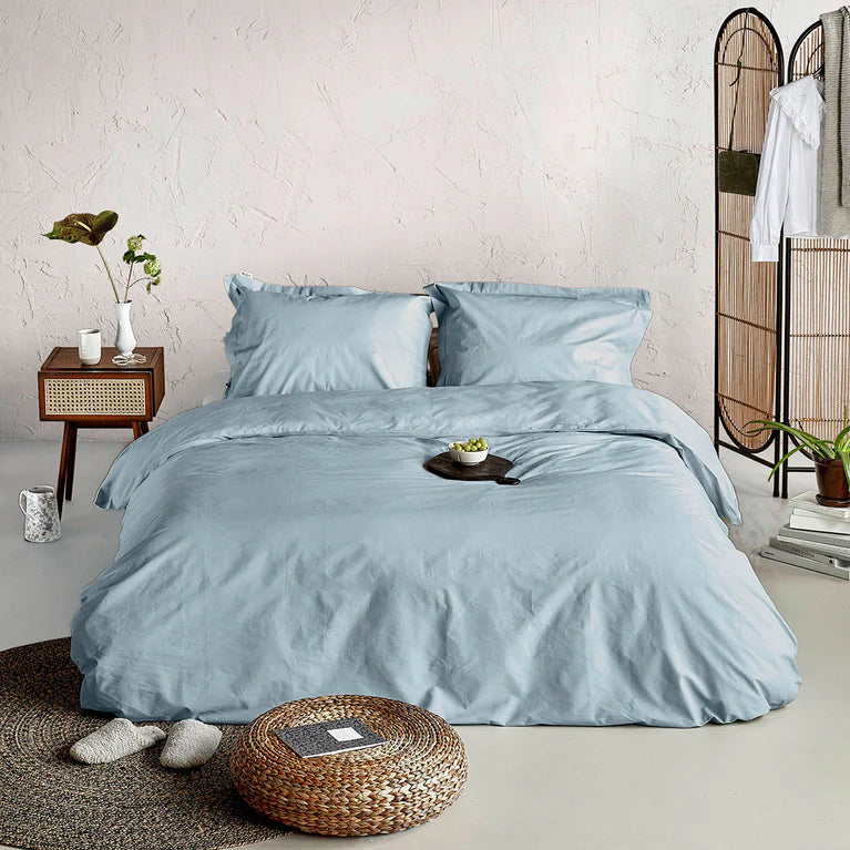 Walra Dekbedovertrek Forever Cotton - Zeeblauw - 100% Percal Katoen
