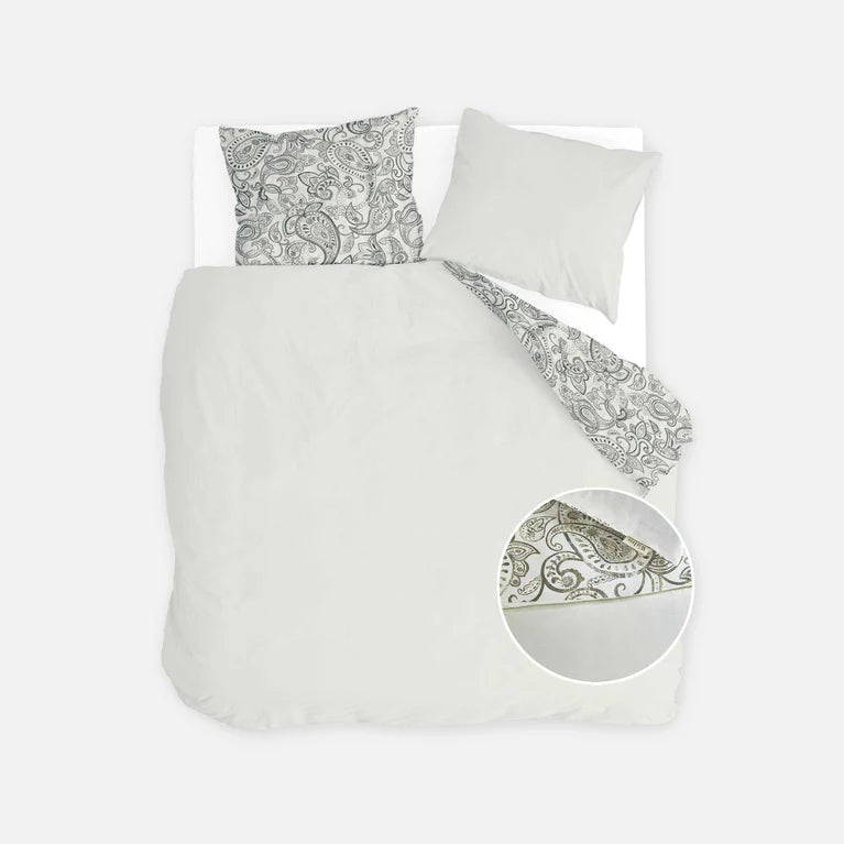 Walra Dekbedovertrek Perfect Paisley - Off White - 100% Katoen (BCI)