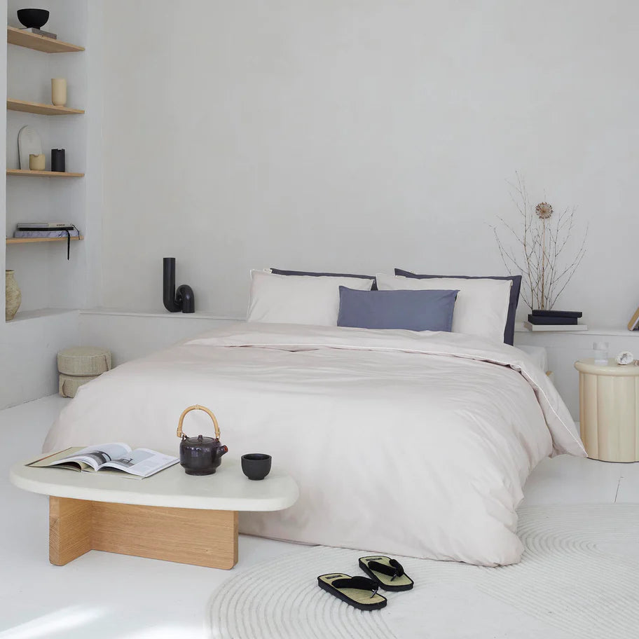 Walra Dekbedovertrek Pretty Pom Pom - Naturel - 100% Katoen (BCI)