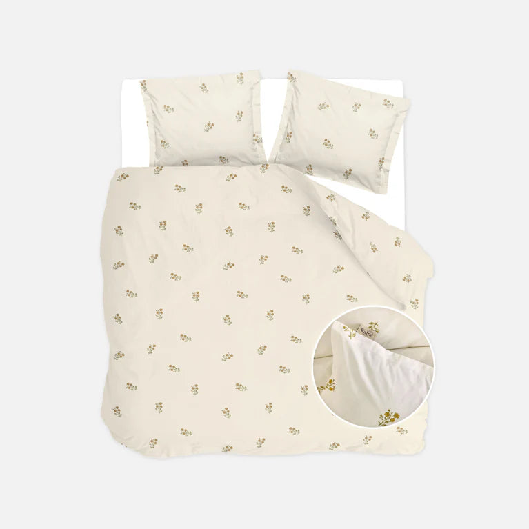 Walra Dekbedovertrek Remade Sunset Blossom - Off White - 100% Katoen
