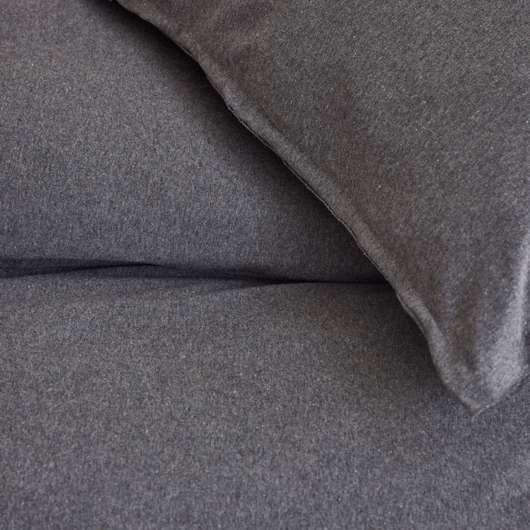 Walra Dekbedovertrek Soft Comfort - Antraciet - 100% Jersey Katoen