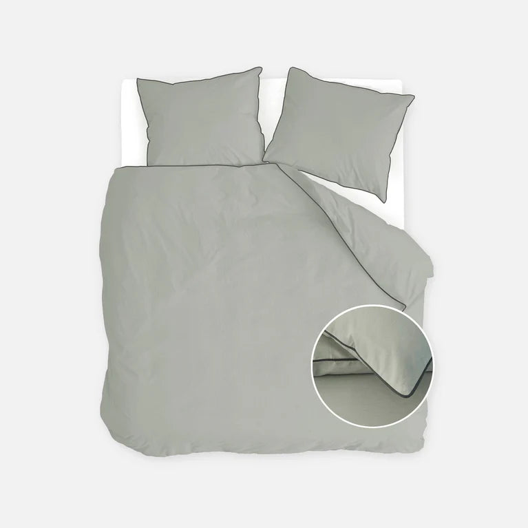 Walra Dekbedovertrek Sweet Softy - Grijs - 100% Flanel Katoen