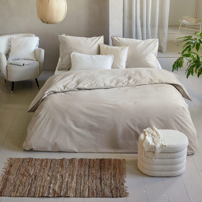 Walra Dekbedovertrek Sweet Softy - Zand - 100% Flanel Katoen