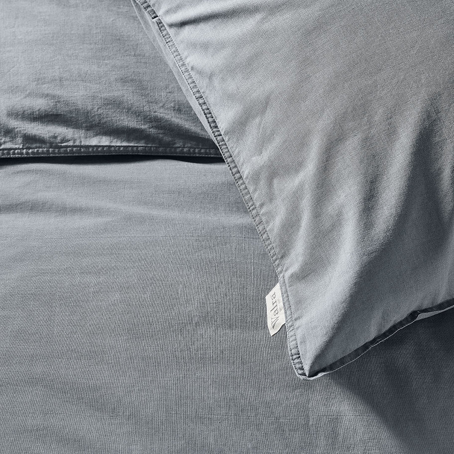Walra Dekbedovertrek Vintage Cotton - Elephant Grey - 100% Katoen