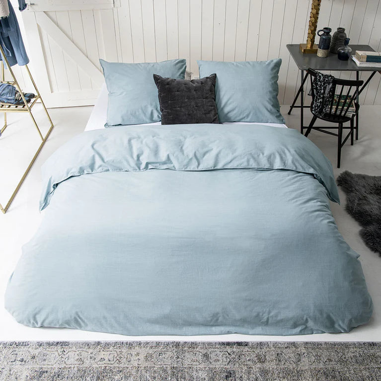 Walra Dekbedovertrek Vintage Cotton - Jeans Blauw - 100% Katoen