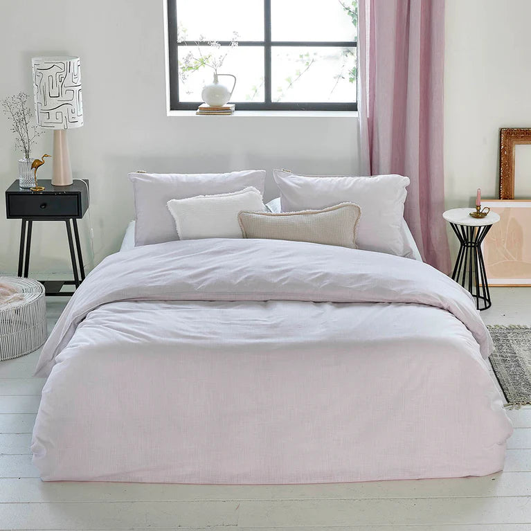 Walra Dekbedovertrek Vintage Cotton - Lila - 100% Katoen