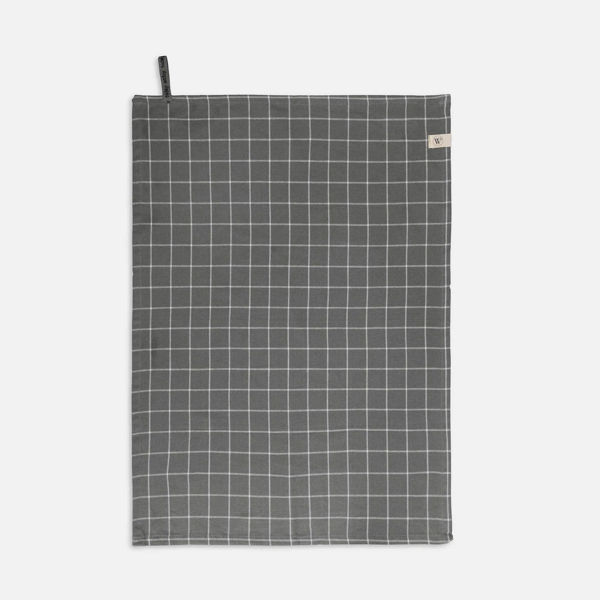 Walra Keukenset Dry w. Cubes Uni, Stripes & Blocks - Off Black - 50x70