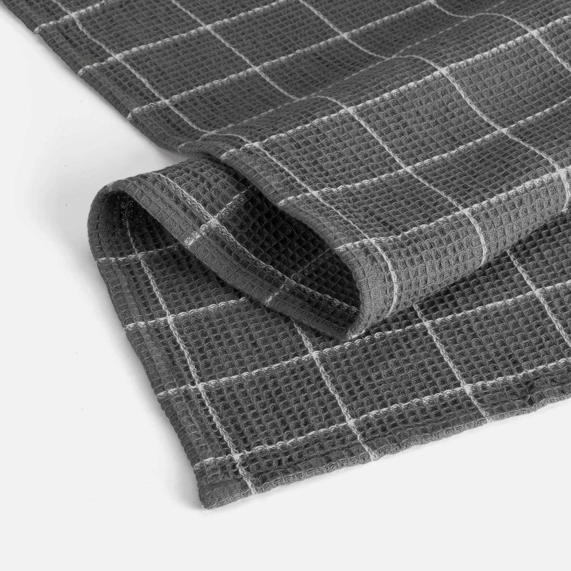 Walra Keukenset Dry w. Cubes Uni, Stripes & Blocks - Off Black - 50x70