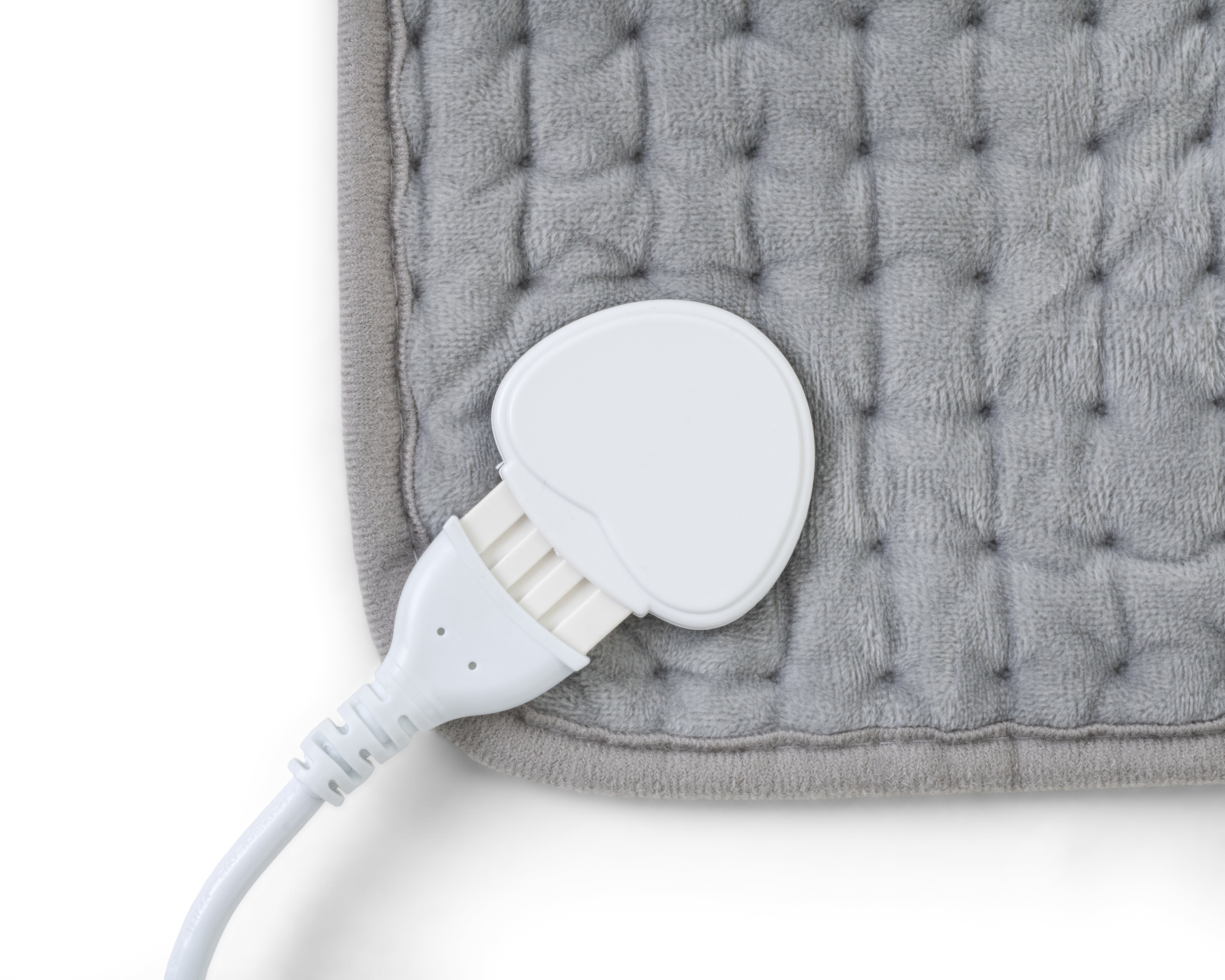Grey Heating Cushion 60 x 30 cm - Pain relief - 10 heating settings - Overheat protection