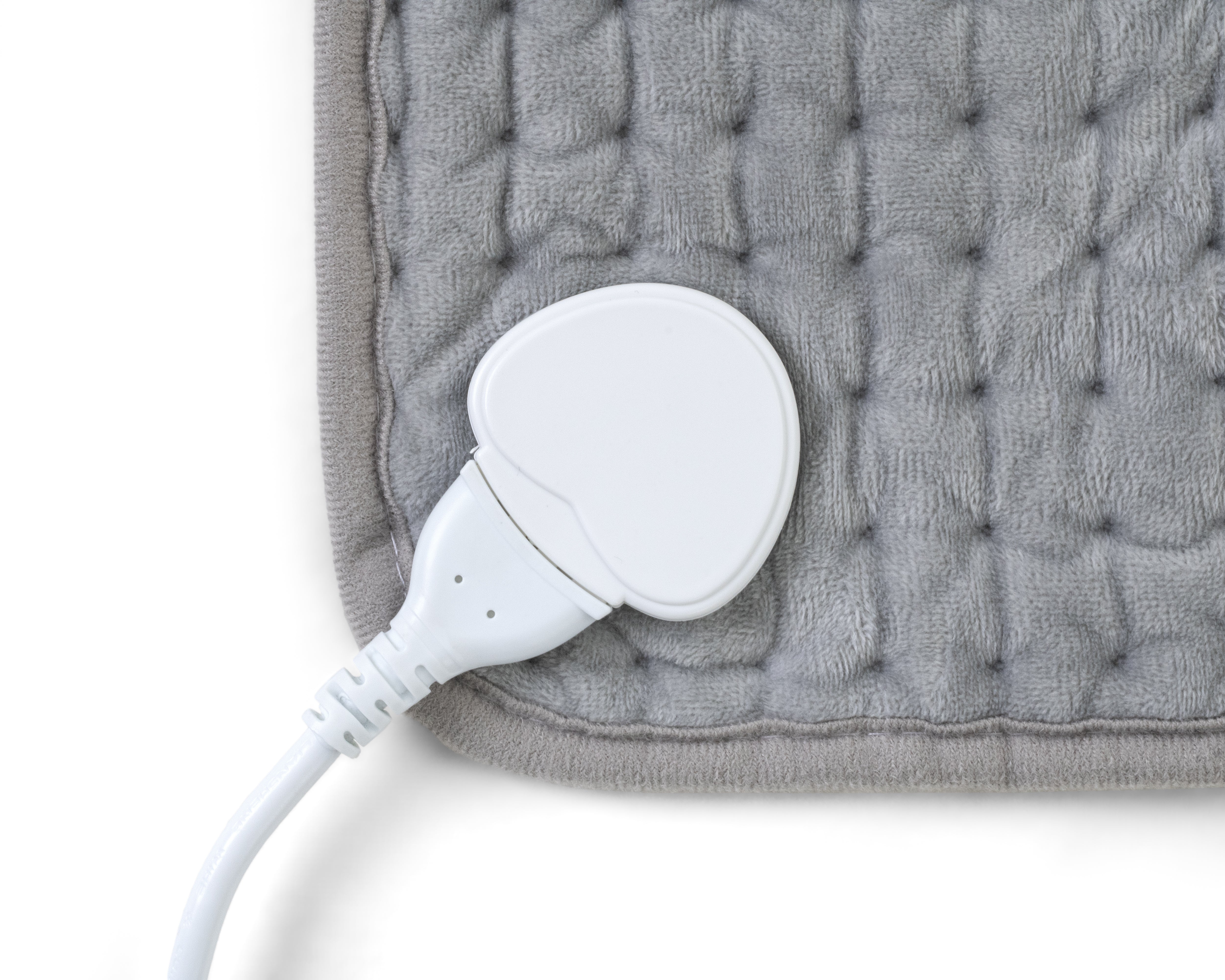 Grey Heating Cushion 60 x 30 cm - Pain relief - 10 heating settings - Overheat protection