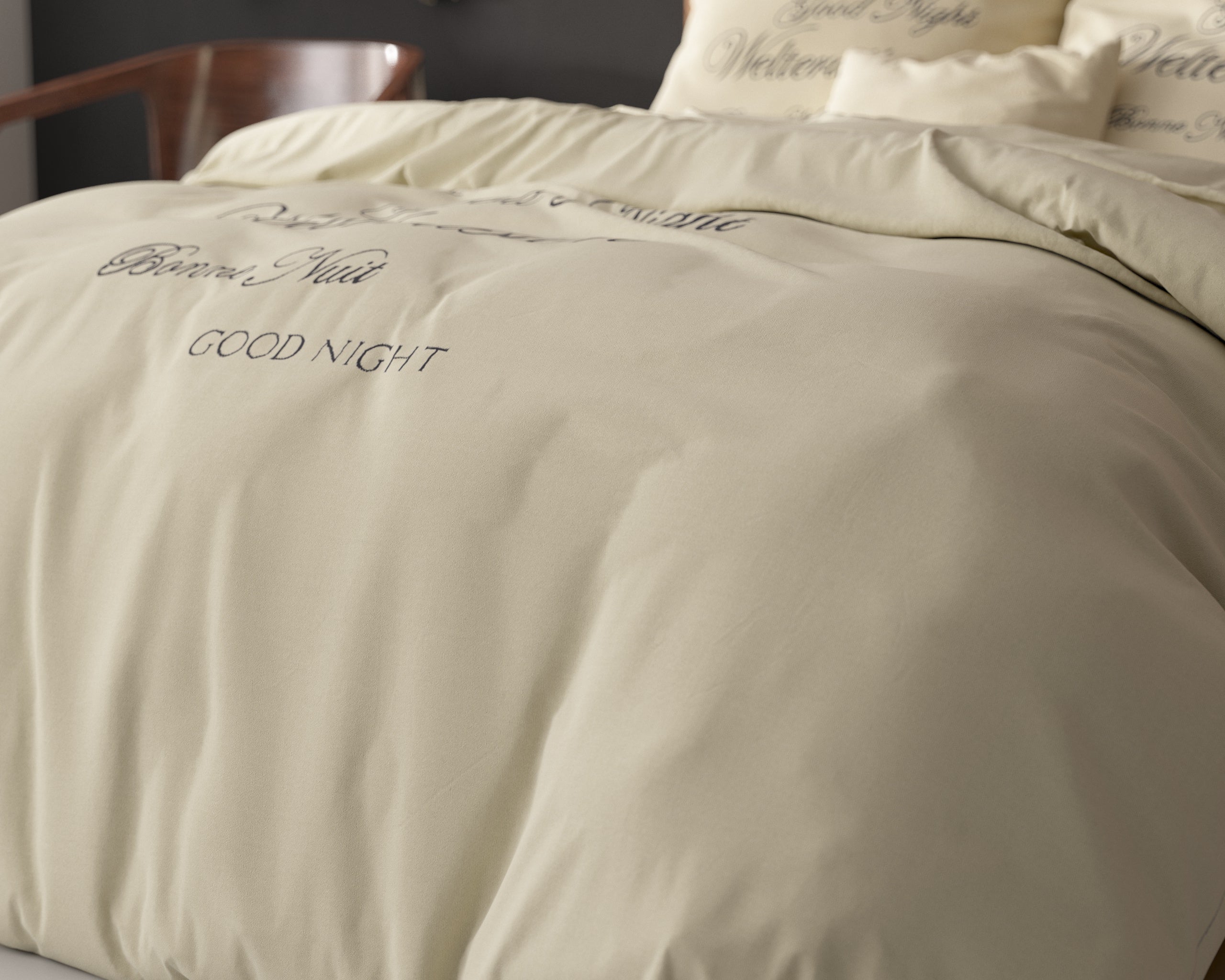 Welterusten Creme Dekbedovertrek