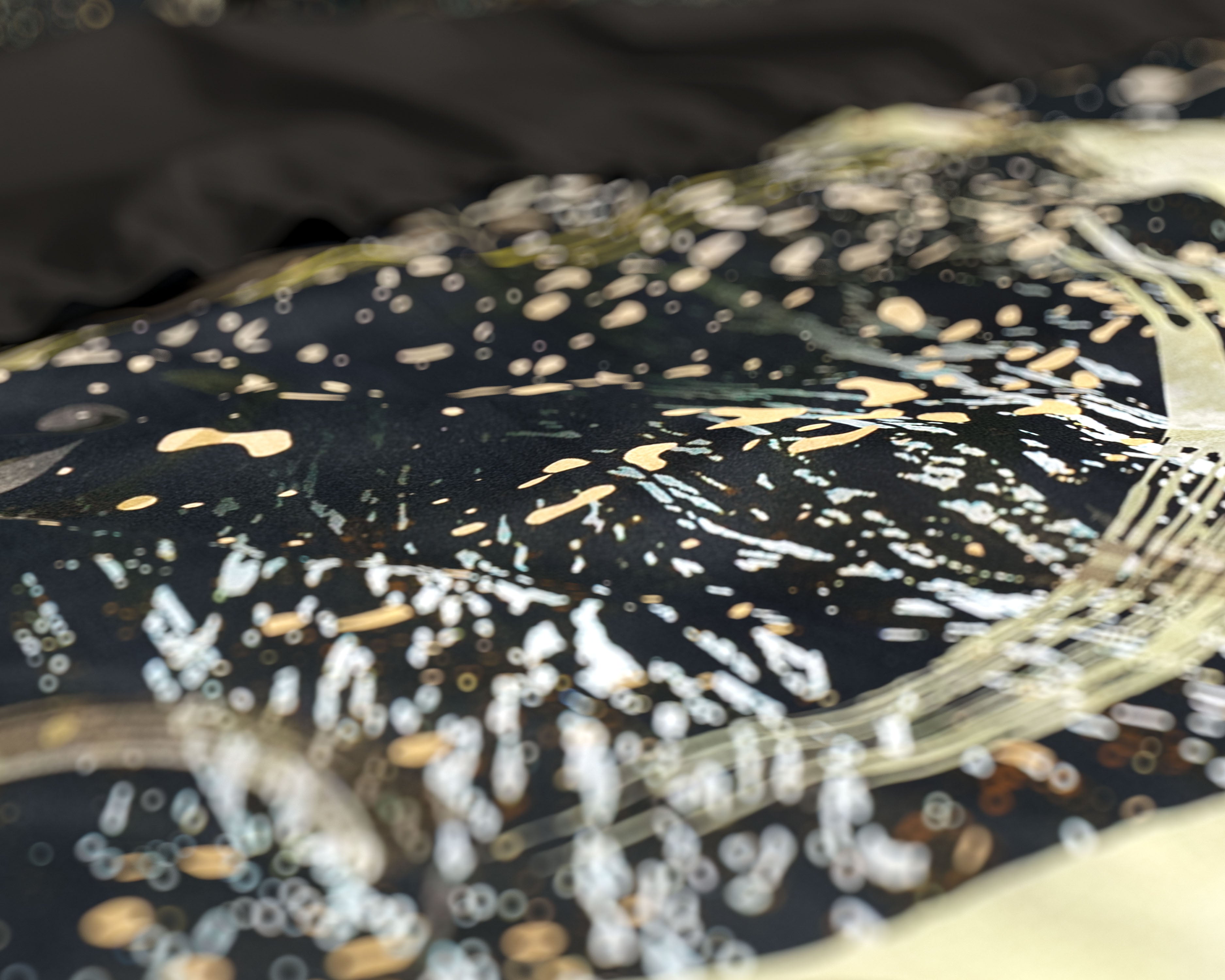 Yasmin Gold Dekbedovertrek - Luxe Satijn - Hoge kwaliteit - Trendy prints
