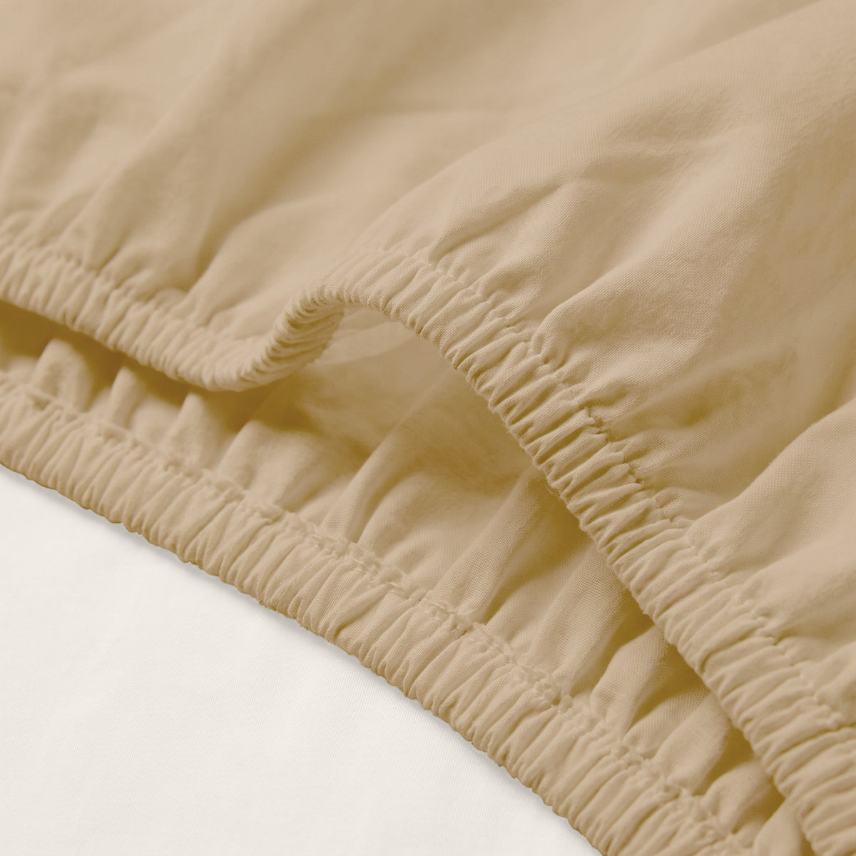 Zydante Swisstech® Jersey Topper Hoeslaken - Zand - Strak om de matras