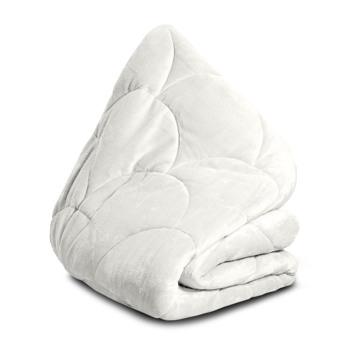 Flannel Velvet Easy Duvet - Snow White