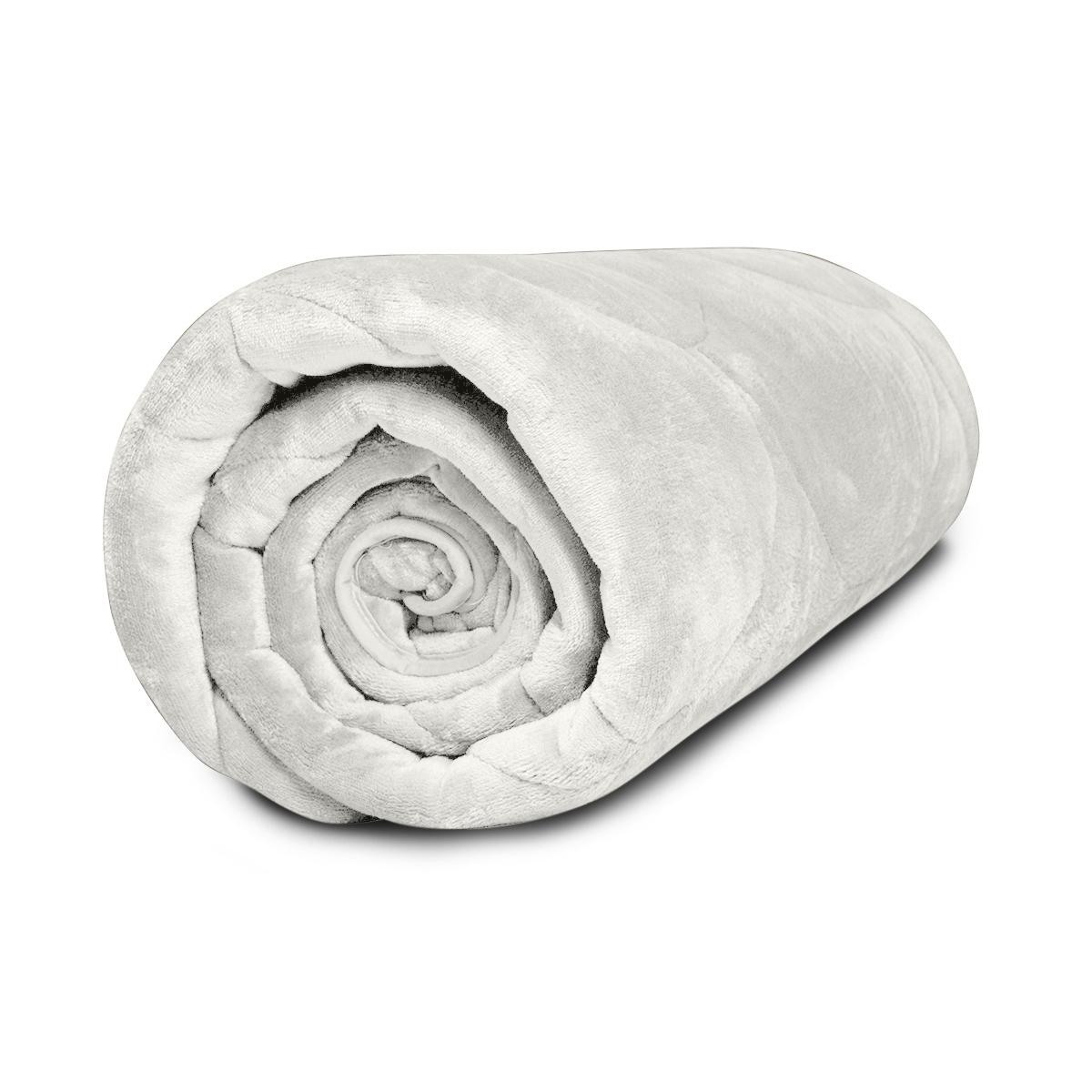 Flannel Velvet Easy Duvet - Snow White