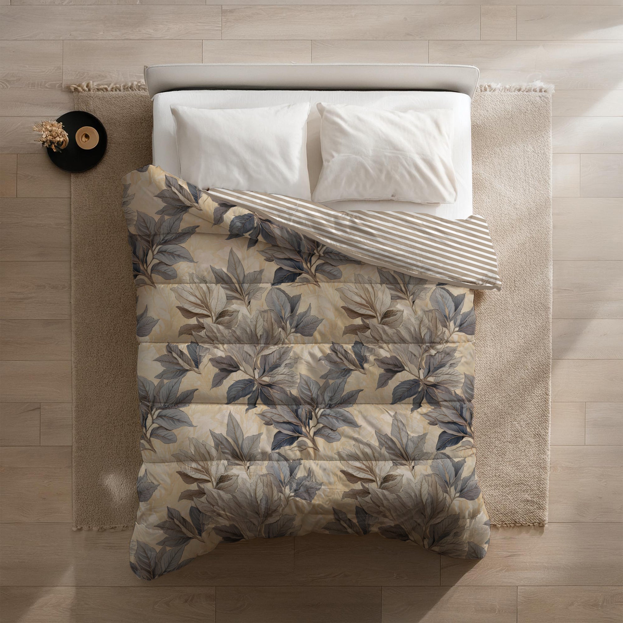 All-in One Lazy Dekbed Autumn Leafs - Dekbed voor het hele jaar