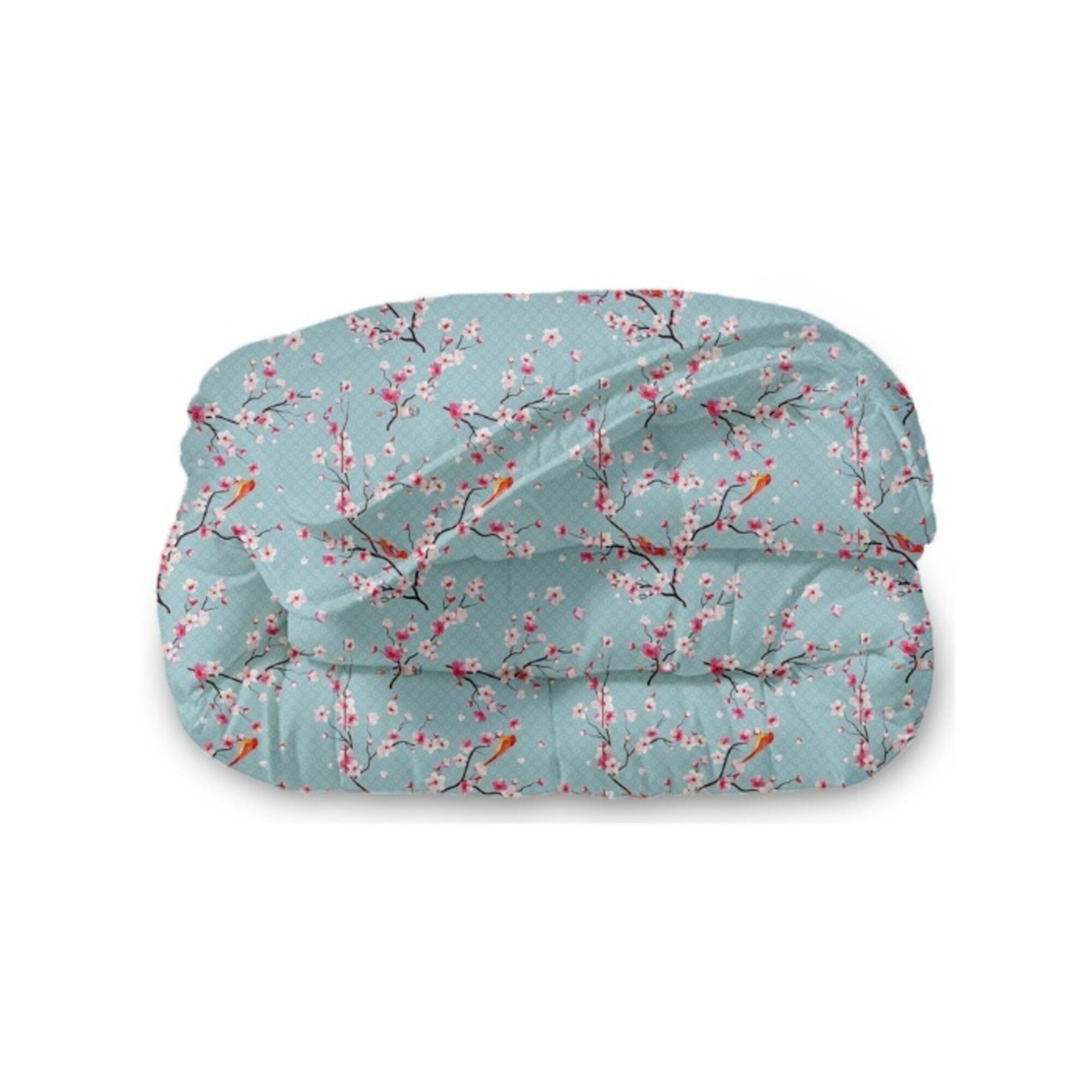 All-in One Lazy Dekbed Japon Blue - Dekbed met kussenslopen