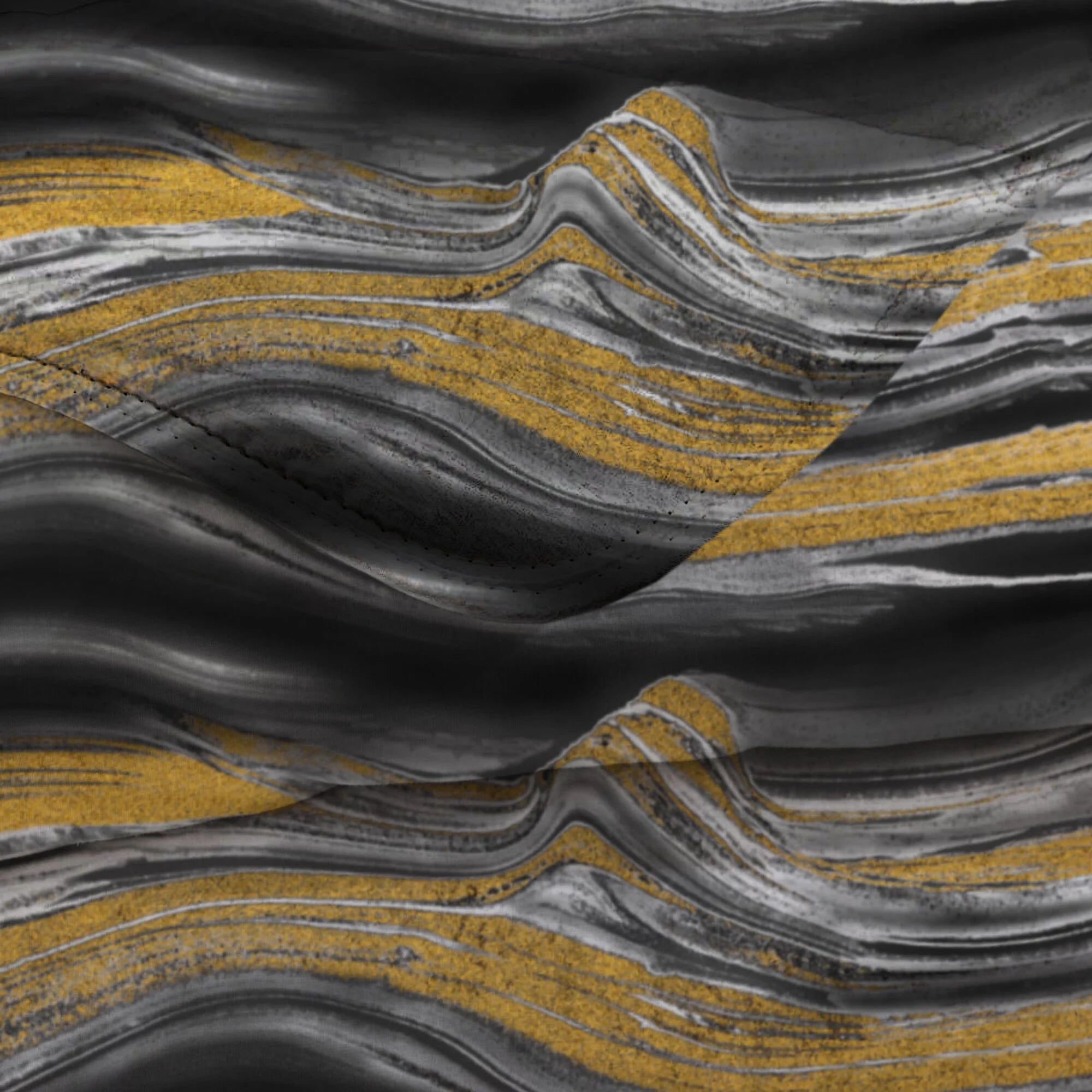 All-in One Lazy Dekbed Marble Black Gold - Dekbed met kussenslopen