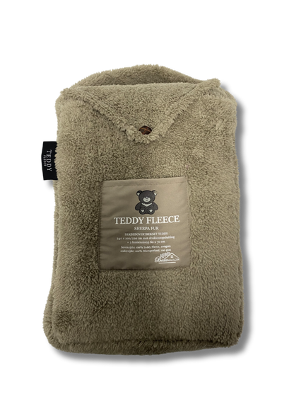 Teddy Fleece Dekbedovertrek Taupe