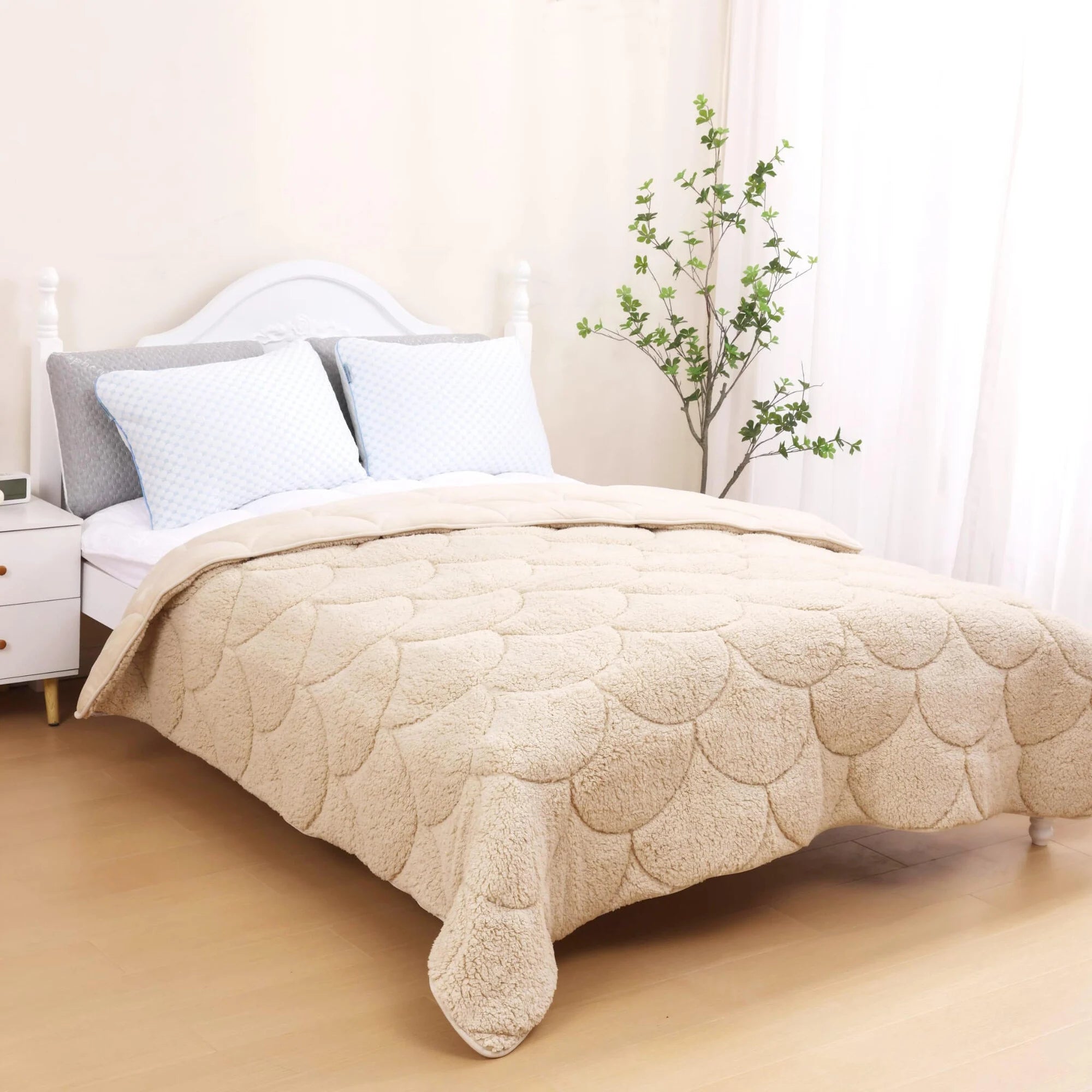All-in One Lazy Teddy/Velvet Duvet Sand - 2-in-1 Winter duvet