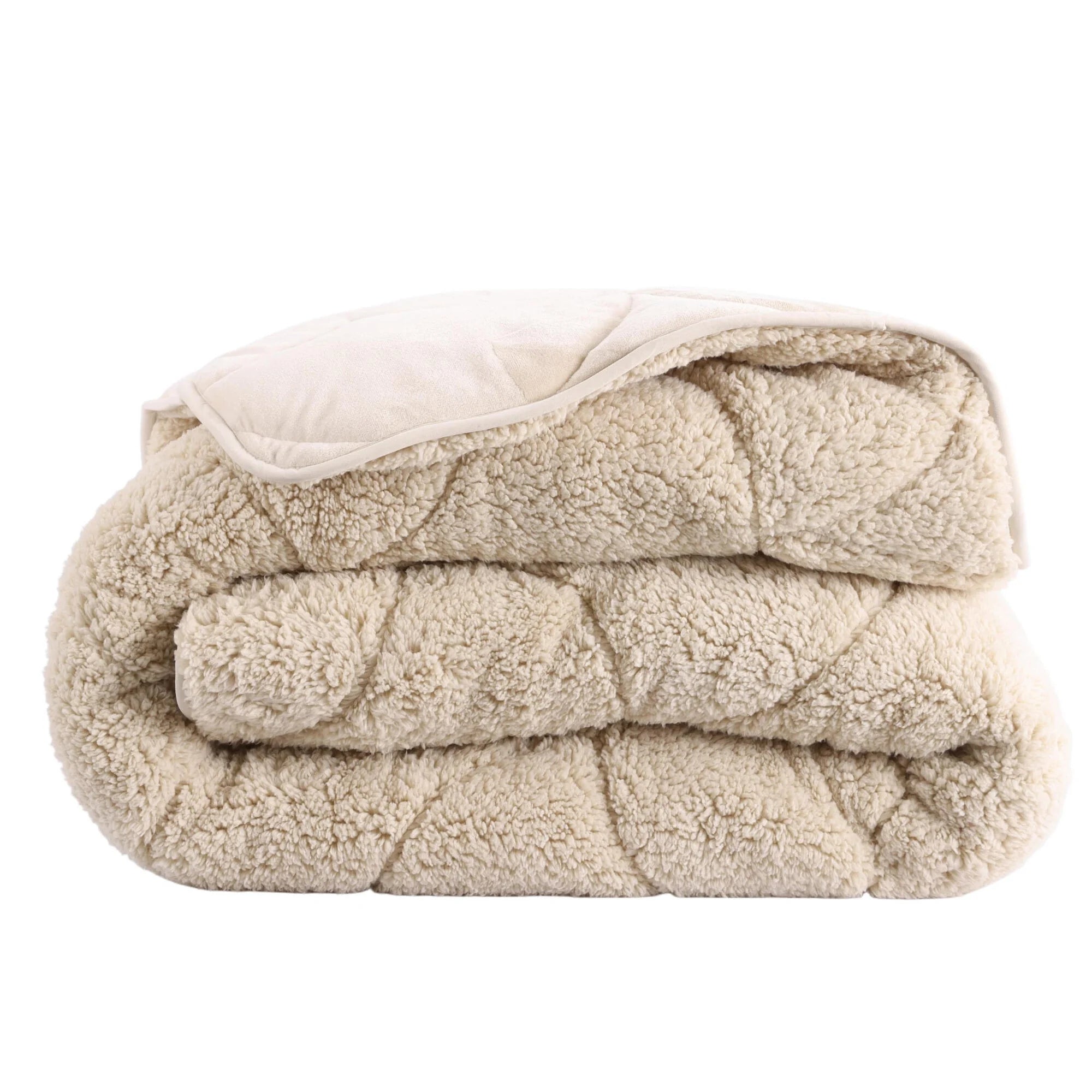 All-in One Lazy Teddy/Velvet Duvet Sand - 2-in-1 Winter duvet