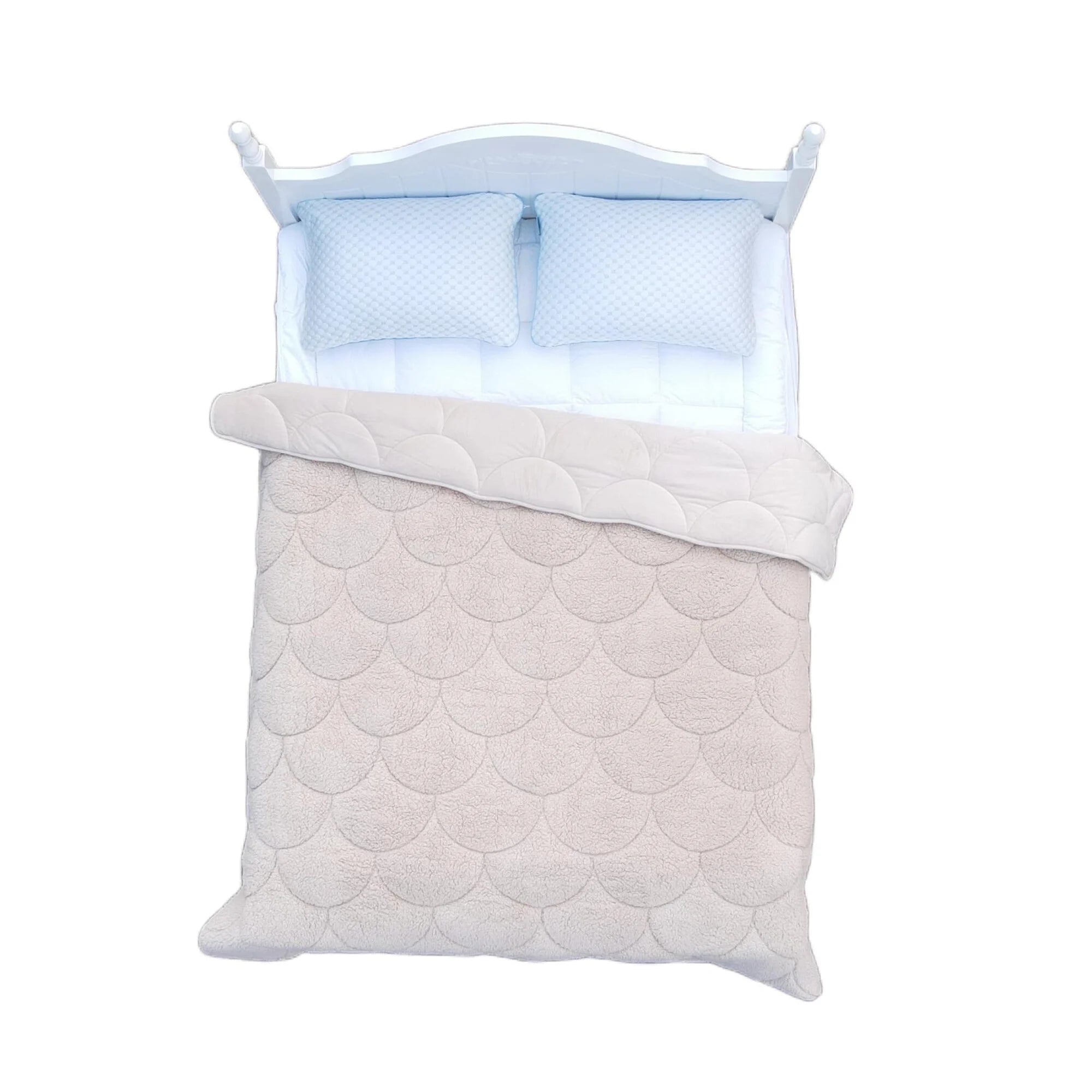 All-in One Lazy Teddy/Velvet Duvet Sand - 2-in-1 Winter duvet