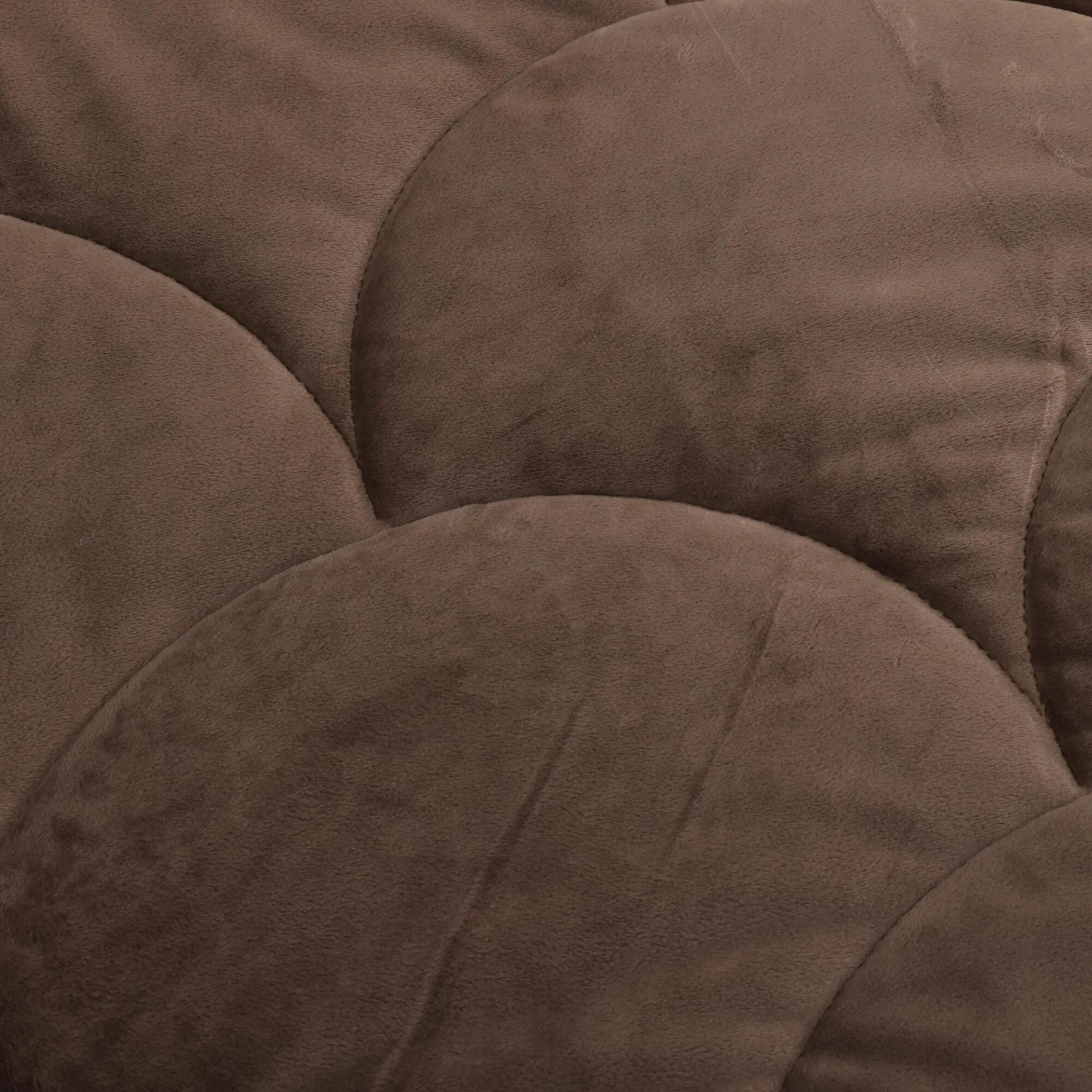 All-in One Lazy Teddy/Velvet Duvet Coffee Brown - 2-in-1 Winter duvet