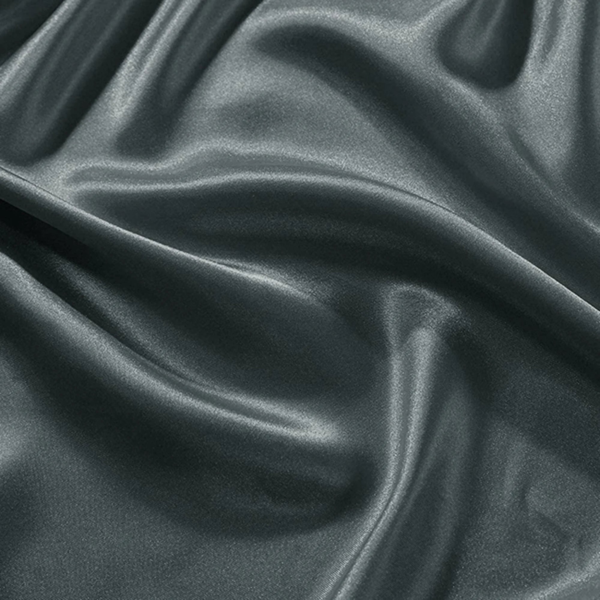Shiny Satin Duvet Cover Anthracite