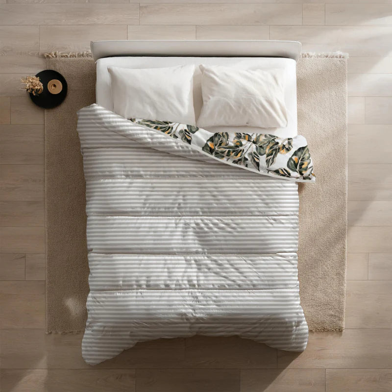 All-in One Lazy Dekbed Jungle Plants - Dekbed voor het hele jaar