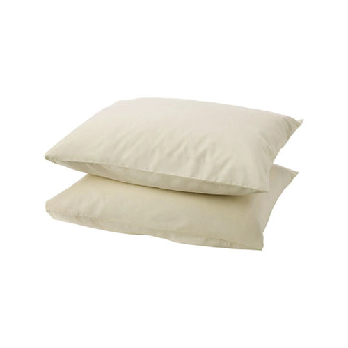 Set van 2 Katoenen Kussenslopen Off White